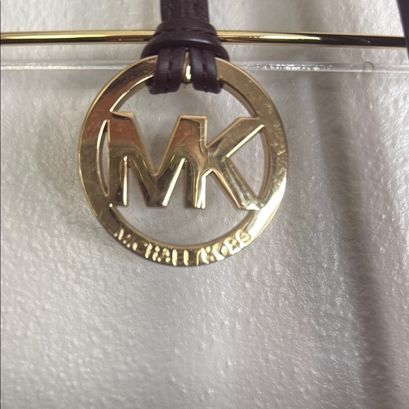 Michael Kors Dark Brown Logo Tote - Picture 2 of 8